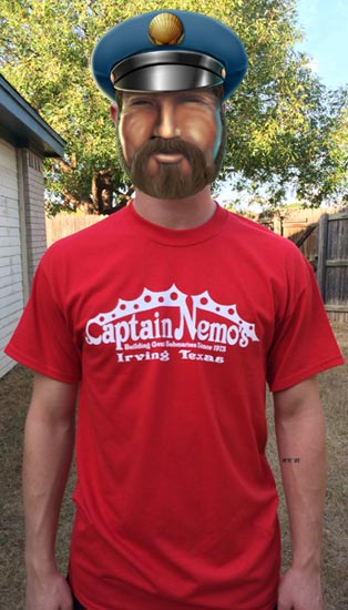 Captain Nemo's Delicious Steak Submarines - Captain Nemo's T-Shirts